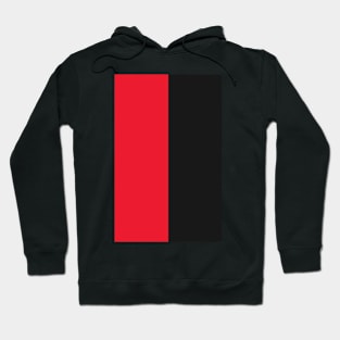 Manchester Red & Black Newton Heath Halves Design Hoodie